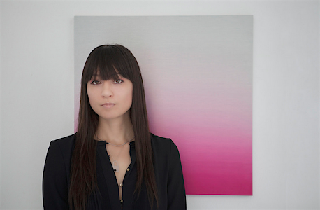 File:Artist Miya Ando with painting behind2.png