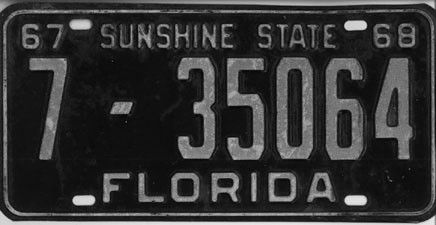 File:1967-1968 Florida license plate 7~35064.jpg