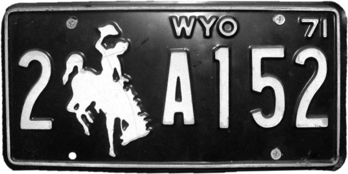 File:Wyoming 1971 license plate.png