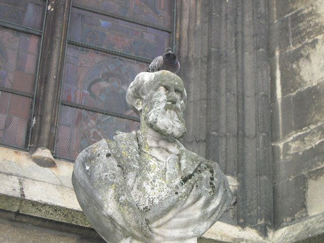 File:Pigeon sur buste (Bordeaux).jpg