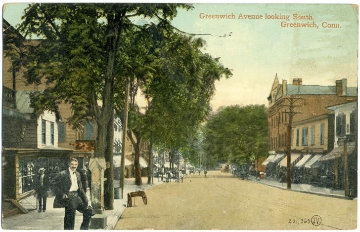 File:PostcardGreenwichCTGreenwichAve1910.jpg