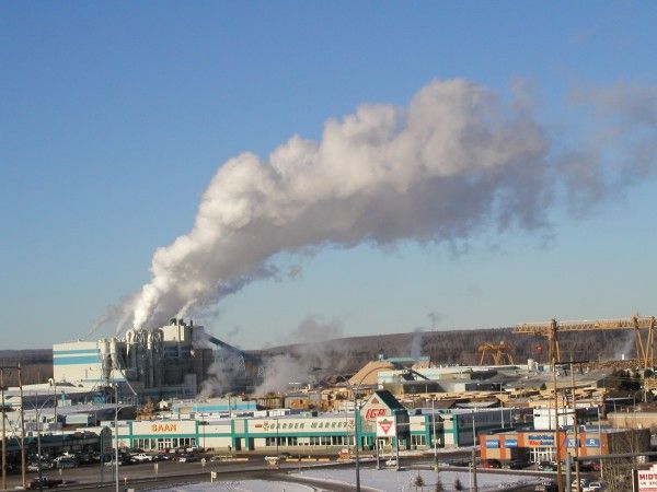 File:Whitecourt, AB - Mill over town.JPG