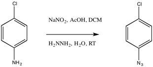 Preparation of 4-chlorophenyl azide