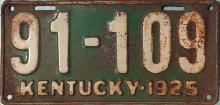 File:1925 Kentucky license plate.jpg