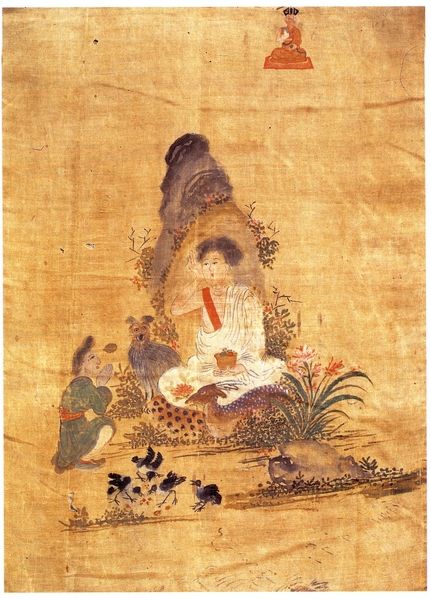 File:Milarepa by the 10th Karmapa.jpg