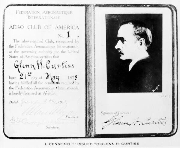 File:Glenn Curtiss's pilot license.jpg