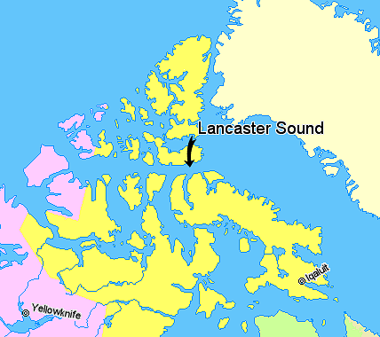 File:Map indicating Lancaster Sound, Nunavut, Canada.png