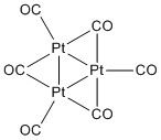 Platinum Carbonyl Cluster Moteiff AKA Chini Cluster