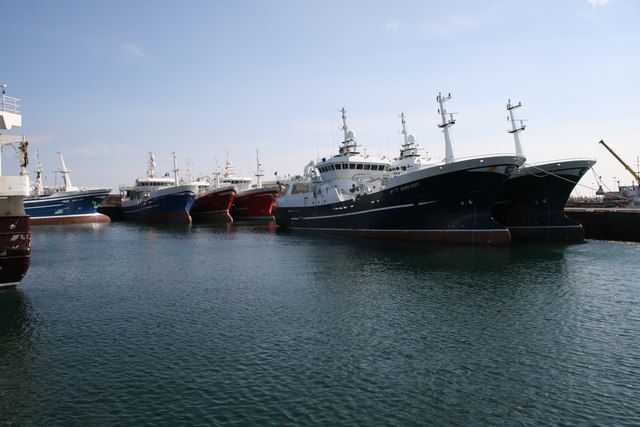 File:Fishing Fleet at Fraserburgh.jpg