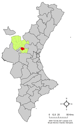 File:Localització de Xulella respecte del País Valencià.png