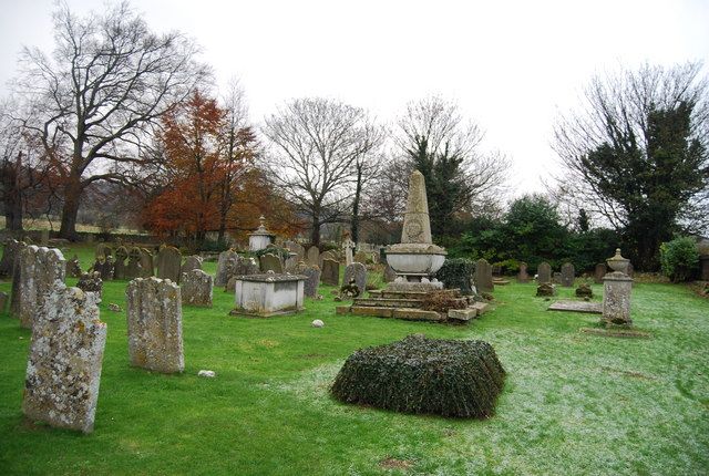 File:Churchyard, St Mary and All Saints, Boxley.jpg