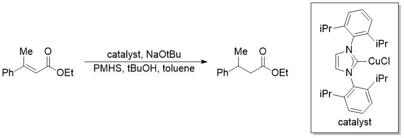 Buchwald copper-catalyzed reduction