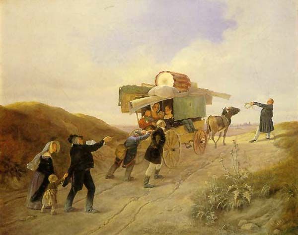 File:Carl Spitzweg - Reisende Komödianten um 1838.jpg