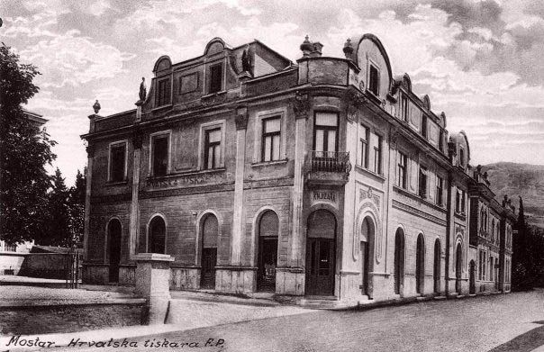 File:First Croatian printing office in Mostar, 1920.jpg