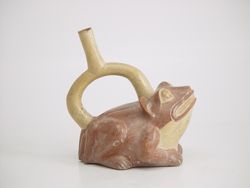 File:Frog Moche pottery Larco museum side.jpg