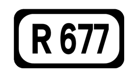 File:R677 Regional Route Shield Ireland.png