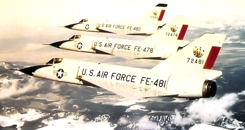 File:498th Fighter-Interceptor Squadron - F-106s.jpg