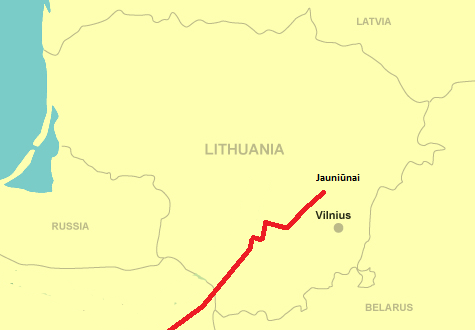 File:Map of Lithuania Poland Pipeline.png