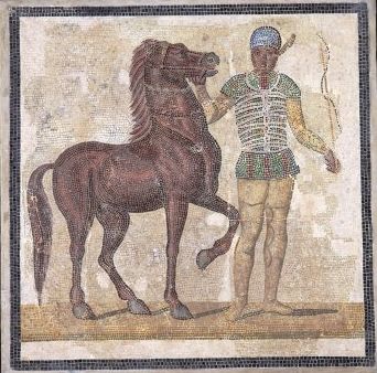 File:Mosaic green charioteer Massimo.jpg