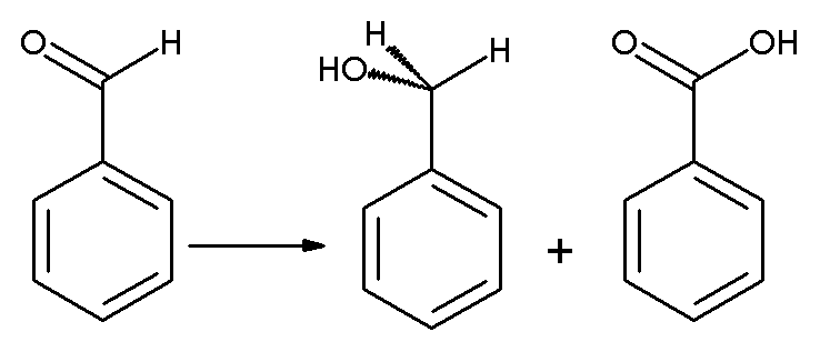 File:Benzaldehyd-chemical-Cannizzaro.png