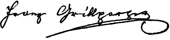 File:Franz Grillparzer - signature.png