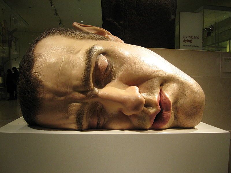 File:Ron Mueck head.jpg