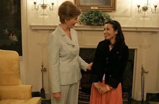 File:Farah Ahmedi and Laura Bush.jpg