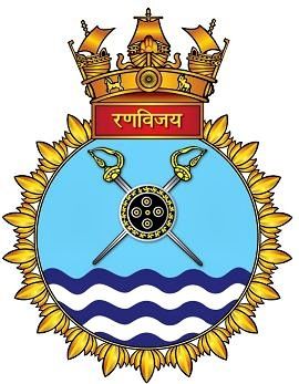 File:INS Ranvijay (D55) crest.JPG