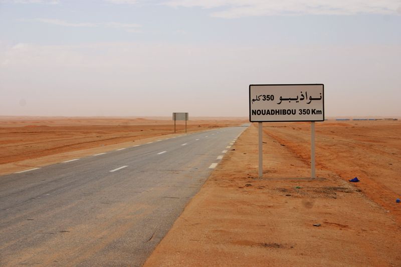 File:Coastal TransSaharan Highway in Mauritania.jpg