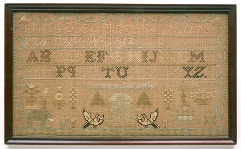 File:Esther Slate's White Dove Sewing Sampler, 1824.jpg