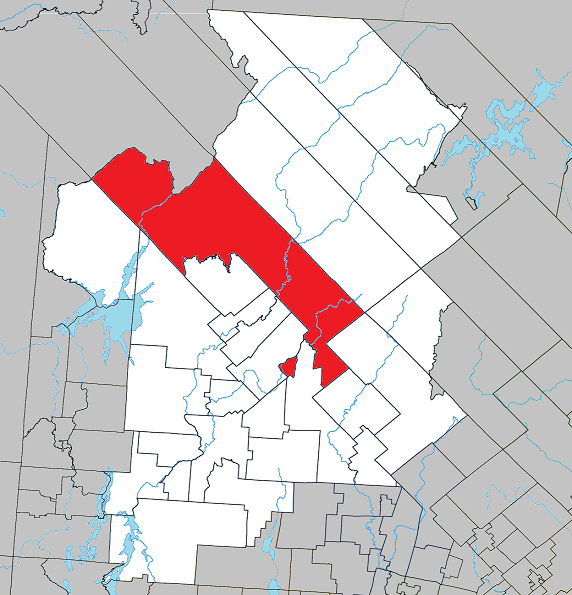 File:Lac-Douaire Quebec location diagram.png