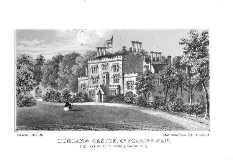 File:Dimland Castle c.1850.jpg