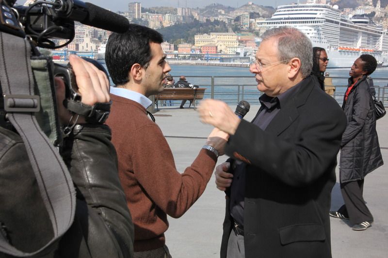 File:Sir Martin Gilbert Interview Genoa.jpg