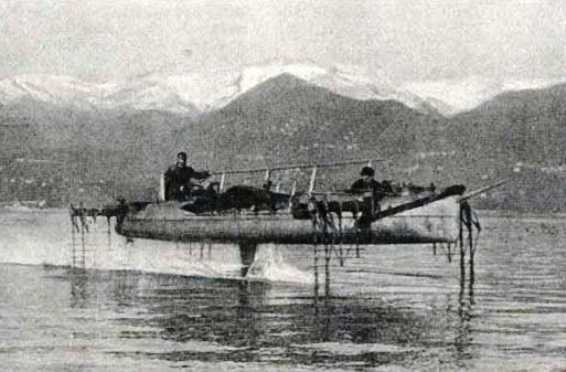 File:Forlanini Idroplano-Forlani Hydrofoil 1910.jpg