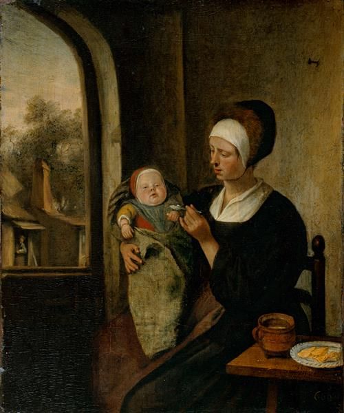 File:Jan Steen - Mother and Child.jpg