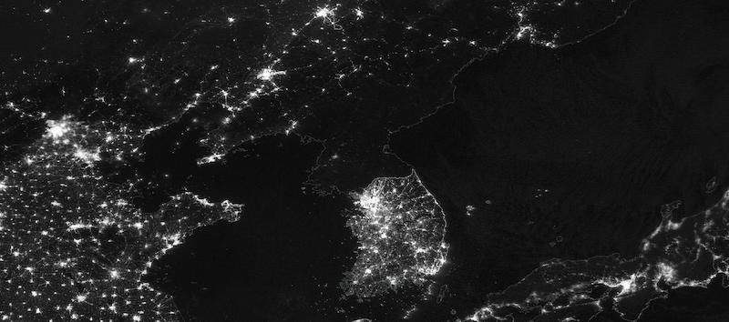 File:KoreanPeninsula Night 18Jan2021 VIIRS lg.jpg