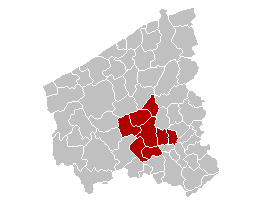 File:Arrondissement Roeselare Belgium Map.png