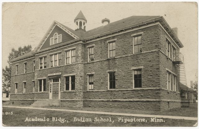 File:Academic Building-Native American boarding school-Pipestone, MN.jpg