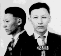 1926 mug shot of Edward Donaldson, an associated of W.D. Fard.200px