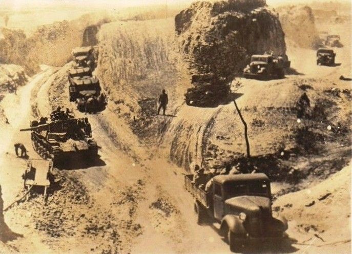 File:Japanese mechanized forces marching towards Lo-yang.jpg