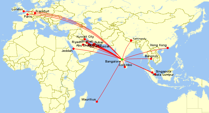 File:Bangalore airport non-stop international destinations.png