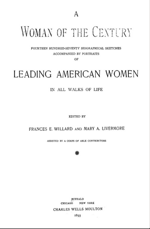 File:A woman of the century (1893) frontispiece.png