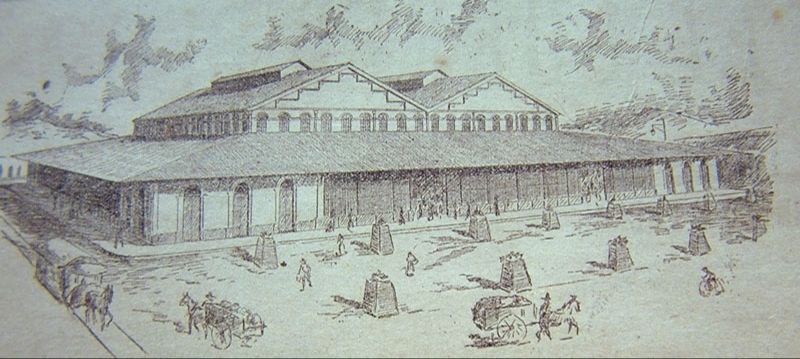 File:Dibujo antiguo del Mercado Pino Suárez, Mazatlán.jpg