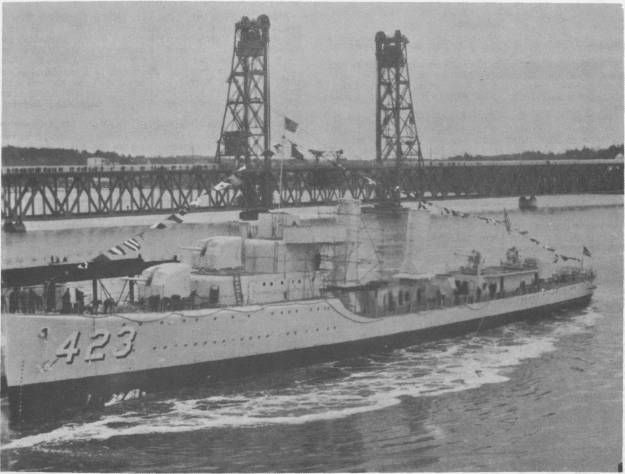 File:USS Gleaves (DD-423) leaves the building ways.jpg