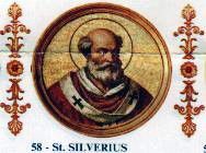 Pope Silverius.