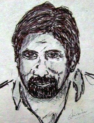 File:Sketch of Amitabh Bachchan.jpg