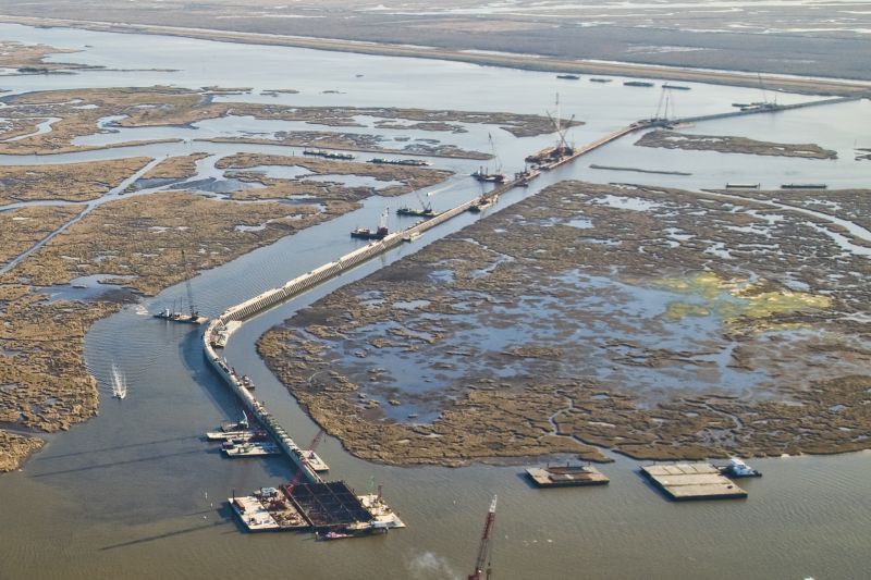 File:IHNC Surge Barrier Construction from Air.jpg