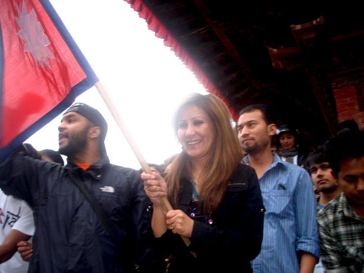 File:Abhaya Subba in local protest program.jpg