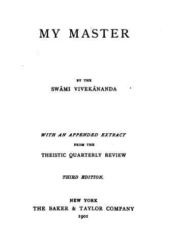 File:My Master 1901 title page.jpg