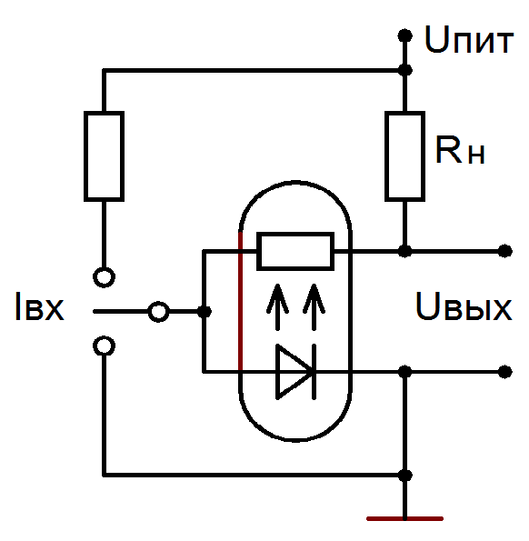 File:Ячейка памяти на резисторной оптопаре.png